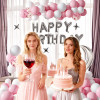 Birthday  party balloon set, decoration scene, background wall props, high-end atmosphere