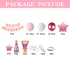 Birthday banquet party balloon set scene atmosphere decoration supplies high-end atmosphere