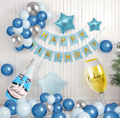 Birthday banquet party balloon set scene atmosphere decoration supplies high-end atmosphere