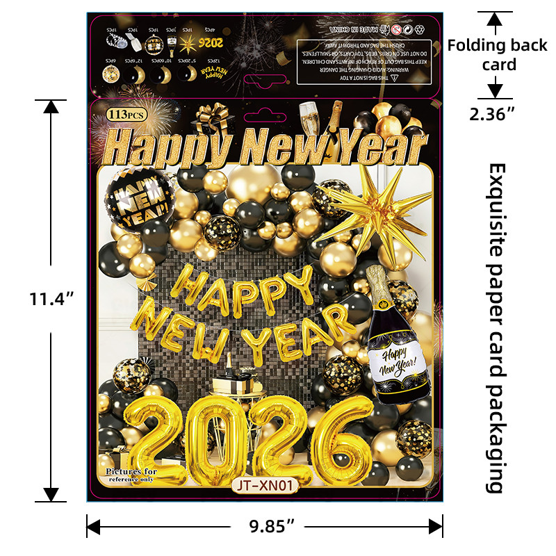 Balloon business card printing packaging