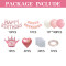 Princess birthday scene atmosphere decoration girl party balloon set family simple ceremony feeling