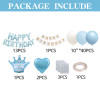 Princess birthday scene atmosphere decoration girl party balloon set family simple ceremony feeling