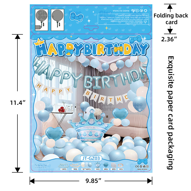 Balloon business card printing packaging