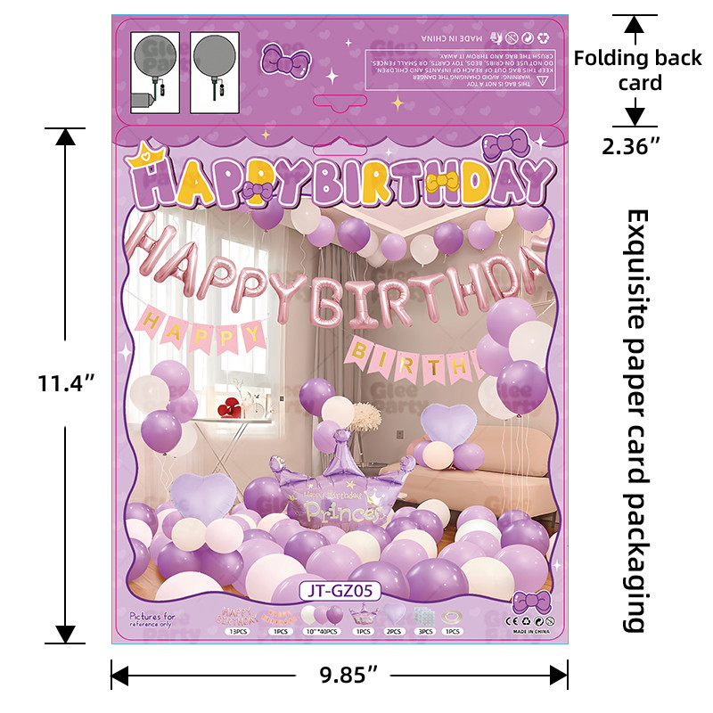 Balloon business card printing packaging