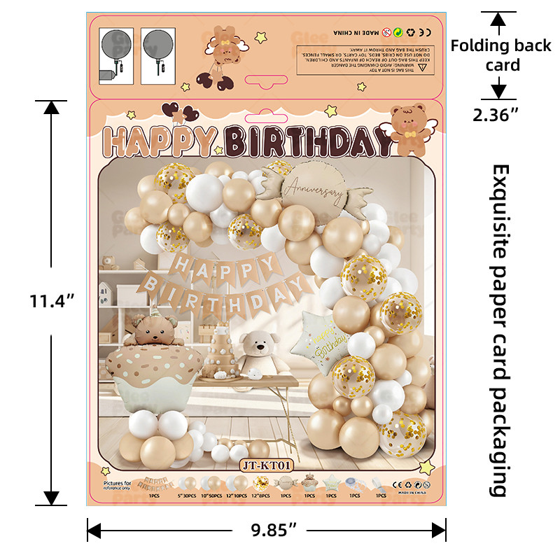 Balloon business card printing packaging