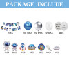 Boy's Birthday Party Balloon Set Decoration Space Children Astronaut Theme Scene Decoration