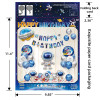 Boy's Birthday Party Balloon Set Decoration Space Children Astronaut Theme Scene Decoration