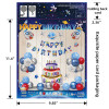 Boy's Birthday Party Balloon Set Decoration Space Children Astronaut Theme Scene Decoration