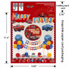 Car themed party balloon set, baby and children's birthday atmosphere decoration scene arrangement