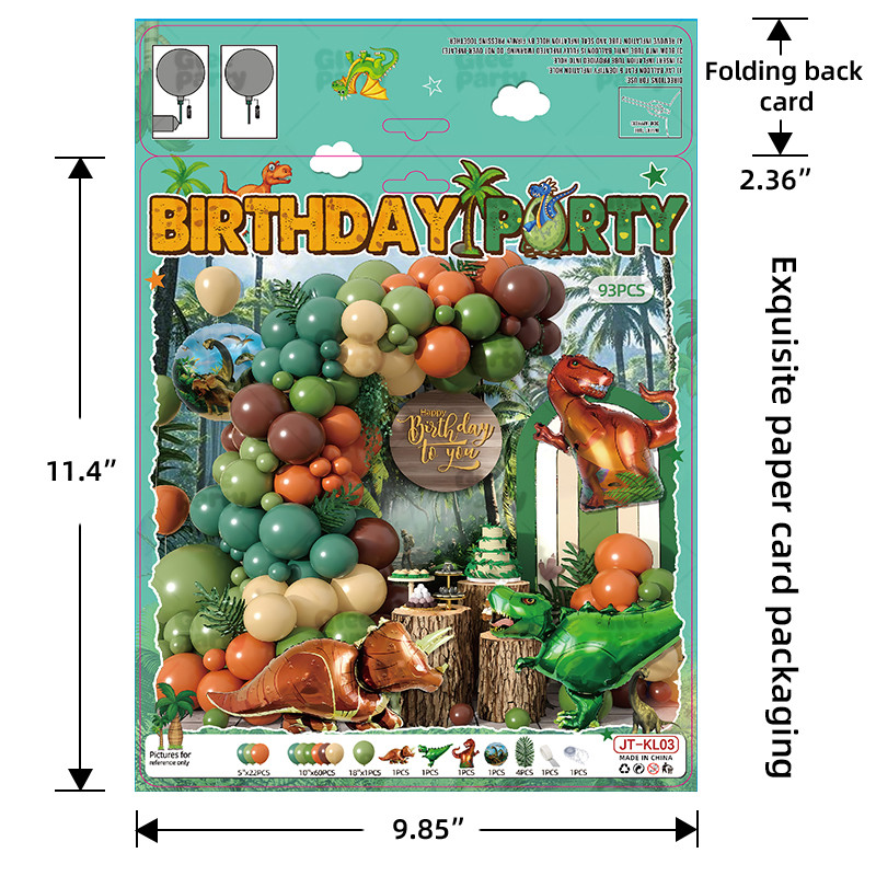 Balloon business card printing packaging