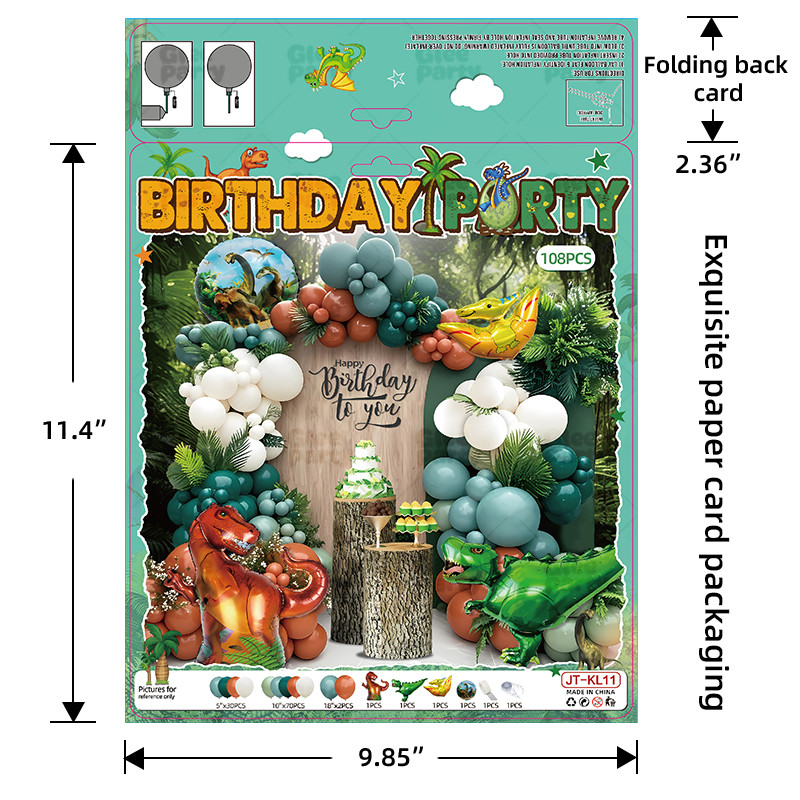 Balloon business card printing packaging