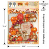 Thanksgiving Orange Balloon Chain Autumn Theme  Party Balloon Set Birthday Scene Decoration Arches