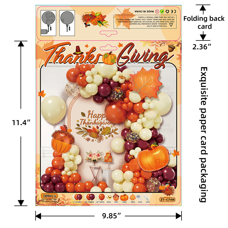 Balloon business card printing packaging