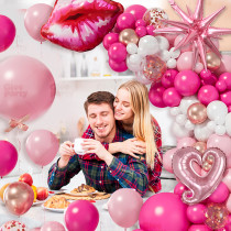 Valentine's Day Theme Party Balloon Set Wedding Announcement Hotel Decoration