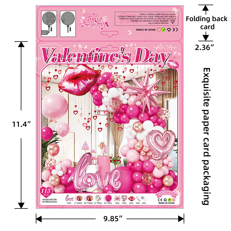 Balloon business card printing packaging