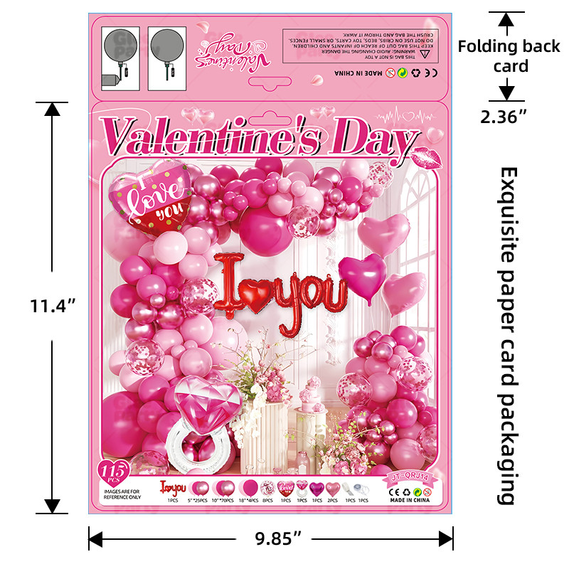 Balloon business card printing packaging