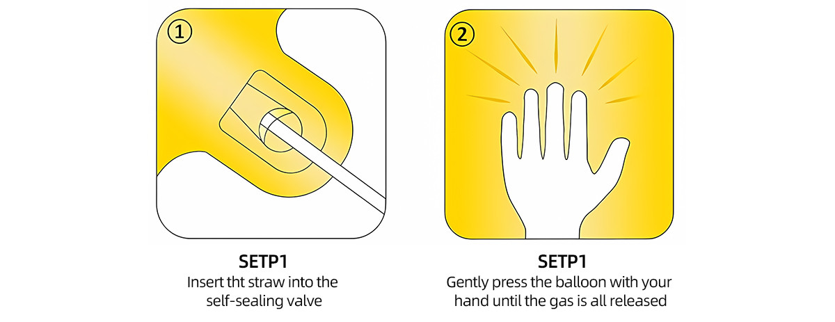 Balloon installation steps