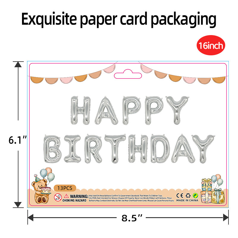 Balloon business card printing packaging