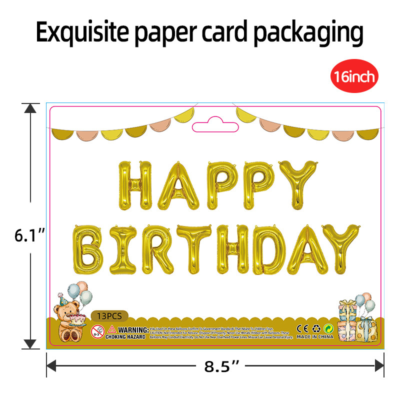 Balloon business card printing packaging