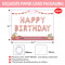 Rose gold Happy Birthday letters Balloon 16 inch Polyester Film Letter  Party Decoration Supplies