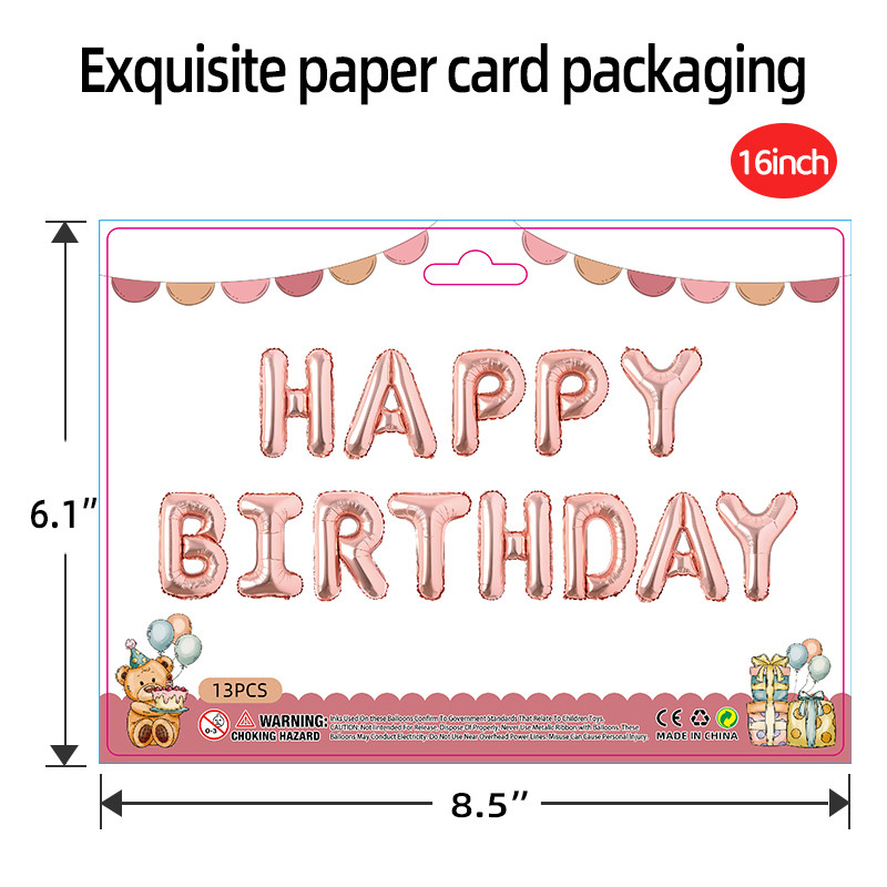 Balloon business card printing packaging