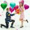 18 inch heart-shaped aluminum foil balloons for wedding decoration, love balloons, birthday balloons
