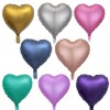 18 inch heart-shaped aluminum foil balloons for wedding decoration, love balloons, birthday balloons