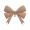 White film matte bow in coffee color White film matte bow in coffee color