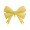 White film matte bow in yellow White film matte bow in yellow