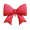 Large red bow