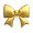 Large golden bow