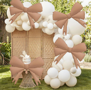 Bow Balloons,Bow Balloon Coquette Balloons for Bow Party Decorations Coquette Birthday Decorations