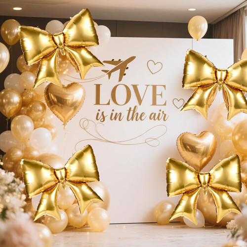 Bow Balloons,Bow Balloon Coquette Balloons for Bow Party Decorations Coquette Birthday Decorations