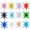22 inch 4D star shaped explosion star balloon, used for party supplies Christmas, New Year, birthday