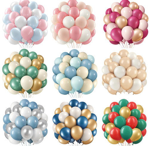 50PCS Balloon Set Wholesale Matte Birthday Decor Party Setup Accessories Premium Feel