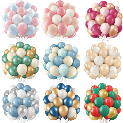 50PCS Balloon Set Wholesale Matte Birthday Decor Party Setup Accessories Premium Feel