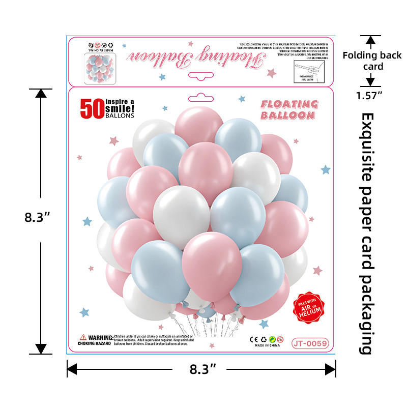 Balloon business card printing packaging