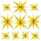 22 inch 4D star shaped explosion star balloon, used for party supplies Christmas, New Year, birthday
