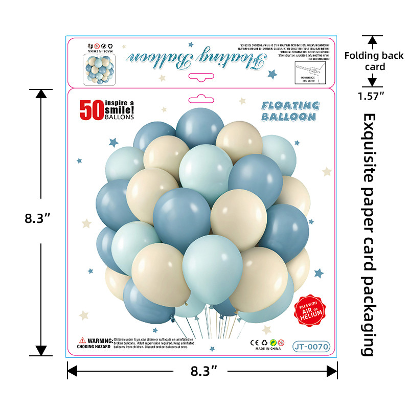 Balloon business card printing packaging