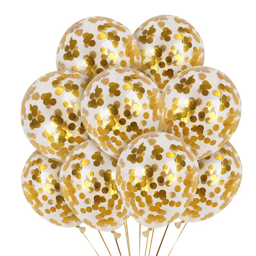 30PCS Sequin balloon set wholesale, birthday decoration, party decoration, high-end atmosphere