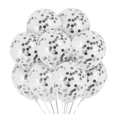 30PCS Sequin balloon set wholesale, birthday decoration, party decoration, high-end atmosphere