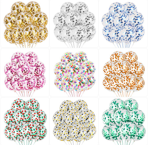 30PCS Sequin balloon set wholesale, birthday decoration, party decoration, high-end atmosphere