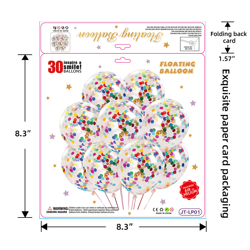 Balloon business card printing packaging