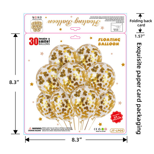 30PCS Sequin balloon set wholesale, birthday decoration, party decoration, high-end atmosphere