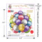 30PCS metal balloon set wholesale, birthday decoration, party decoration, high-end atmosphere