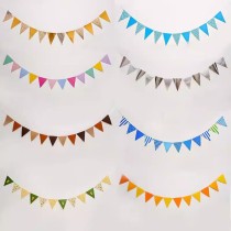 Birthday  Flags, birthday decorations, English hot goldfish tail  Flags