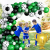 Soccer Balloon Set green balloon arch set,  for baby shower, birthday, football party decoration