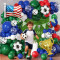 Soccer Balloon Set green balloon arch set,  for baby shower, birthday, football party decoration
