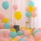 100 PCS 10inch balloon set wholesale macaron birthday party decoration accessories high-end feel