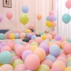 100 PCS 10inch balloon set wholesale macaron birthday party decoration accessories high-end feel